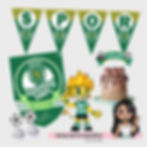 Miniatura: Kits de festa Futebol (vários clubes) 40 peças para decorar