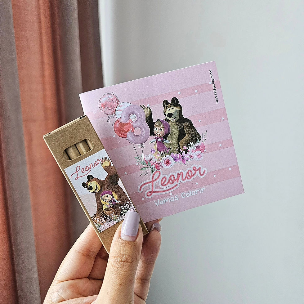 📚✨ Mini livros personalizados com caixa de cores ✨📚