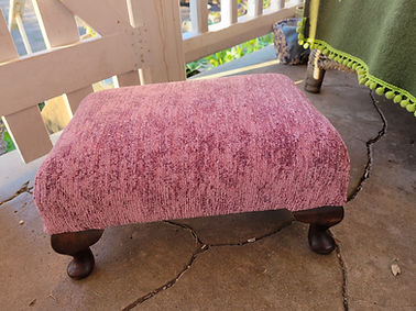 Re-Upholstered-QueenAnn-Footstall