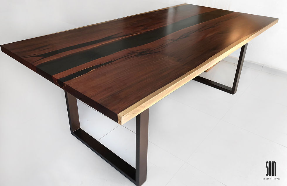 Miniatura: SMOKY Black River Table