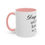 Thumbnail: "Deep Breaths" Accent Coffee Mug 