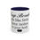 Thumbnail: "Deep Breaths" Accent Coffee Mug 
