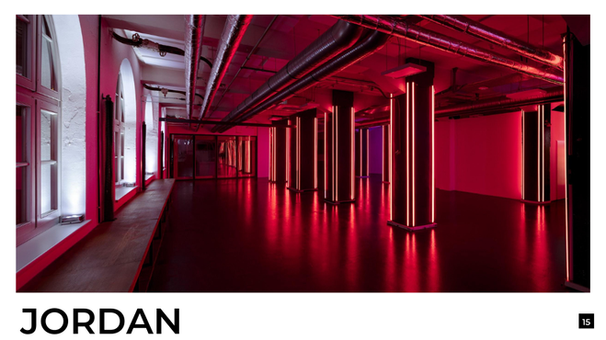 Moderne Eventlocation mit Club-Flair und direktem Straßenzugang – für bis zu 200 Gäste.