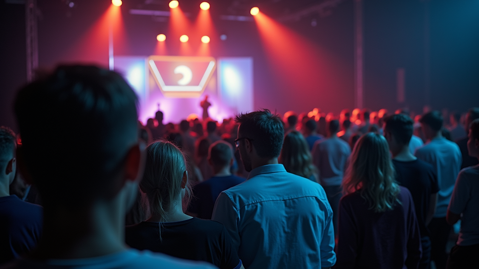 Nahaufnahme von professioneller Veranstaltungstechnik mit Licht und Lautsprechern