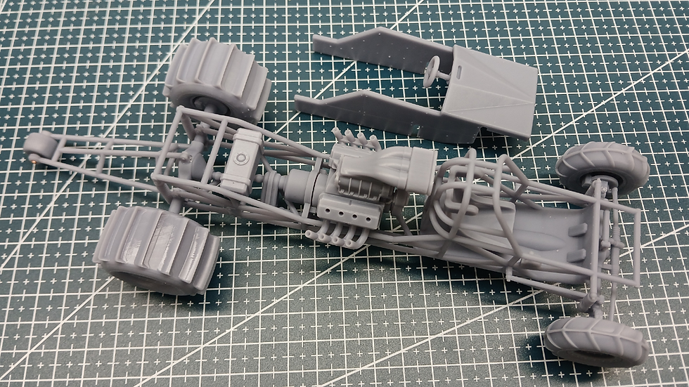 Thumbnail: 4X4 Sand Drag Rail 1/25 Scale