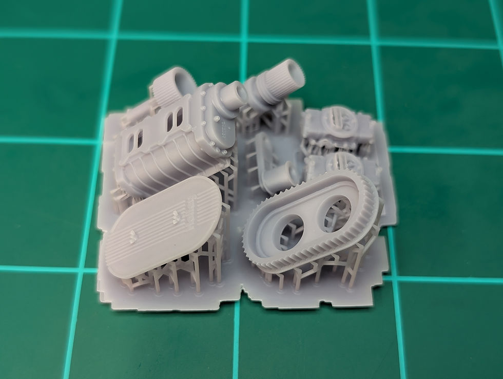 Thumbnail: Bowers 8-71 Blower with 2 Holley 850 Carbs 1/25 Scale