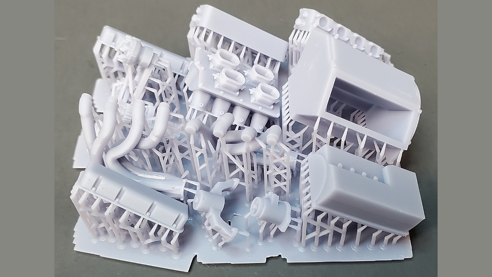 Thumbnail: Pat Musi Fuel Injected Big Block Chevy Drag Engine 1/25 - 1/24