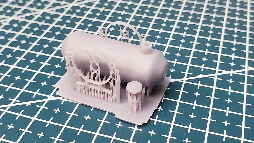 Thumbnail: Moon Tank with mounts and cap / Larger Size