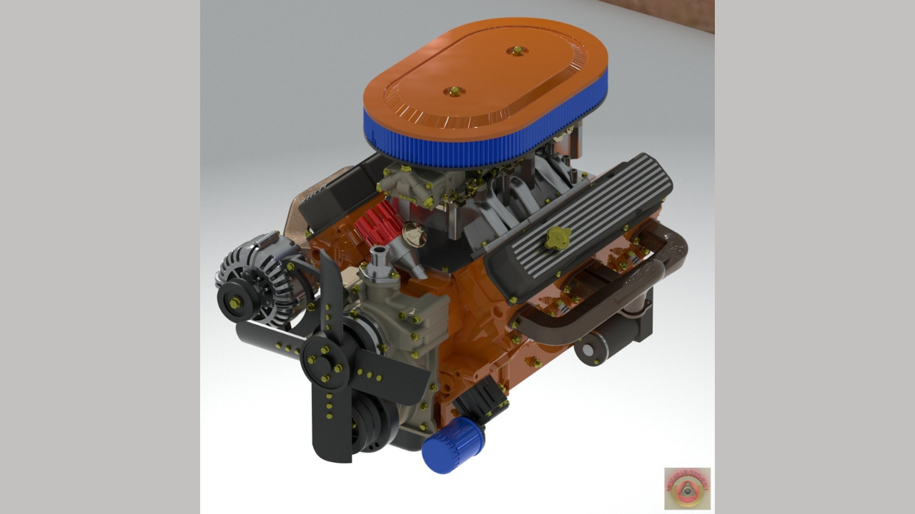 Mopar 440 Tri Power and 727 Transmission 1/25