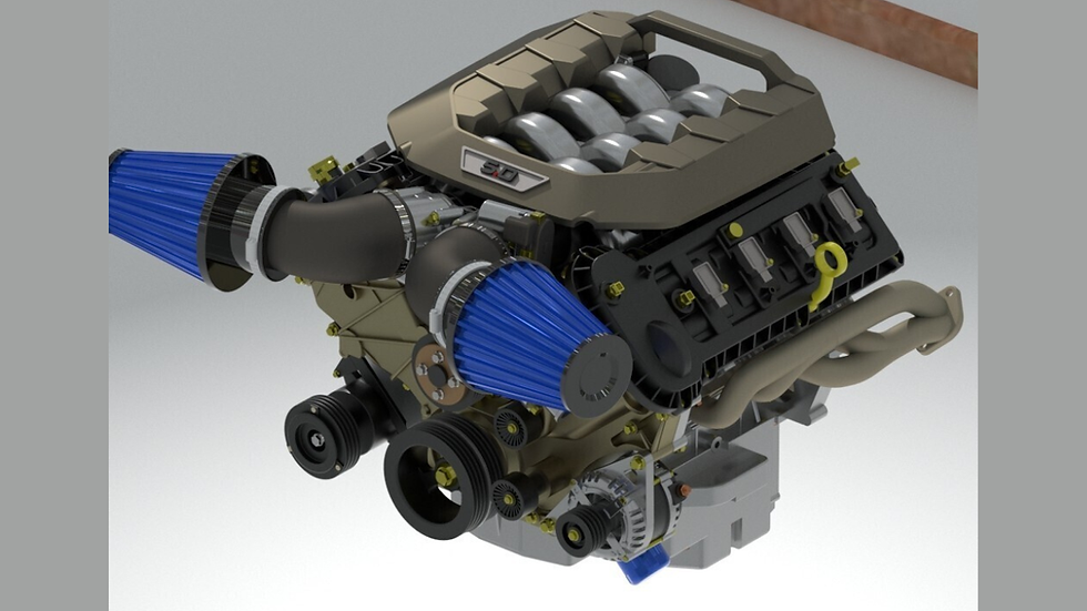 Thumbnail: FORD MUSTANG V8 DARK HORSE ENGINE with TREMEC Trans 1/25