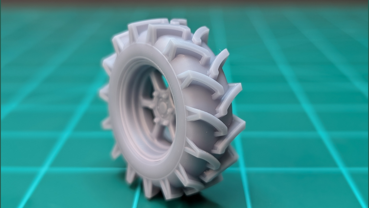 Mega Truck Wheels and Tires (Set of 4)