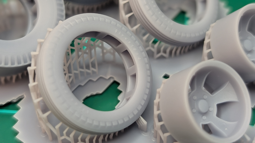 Thumbnail: Gasser wheel set with Pie Crust Cheater Slicks