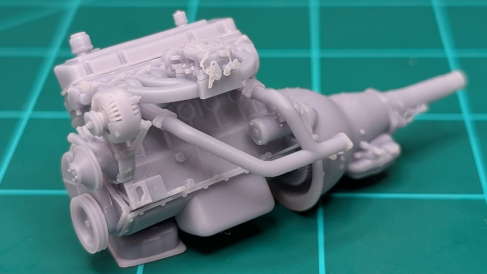 Thumbnail: Chrysler Slant 6 with Carter 4 Barrel & 727 TORQUEFLITE Trans 1/25