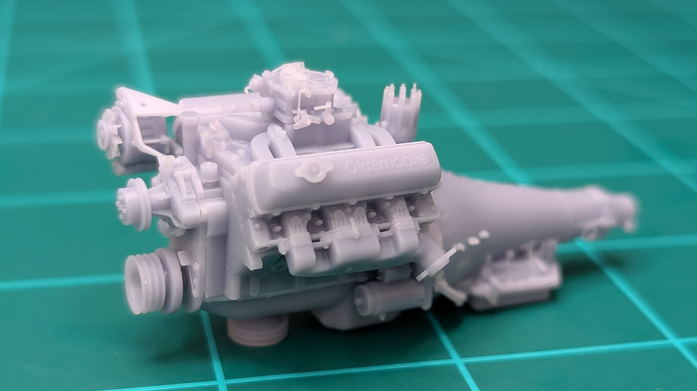 Thumbnail: OLDSMOBILE 455 Engine with TH 400 Trans 1/25