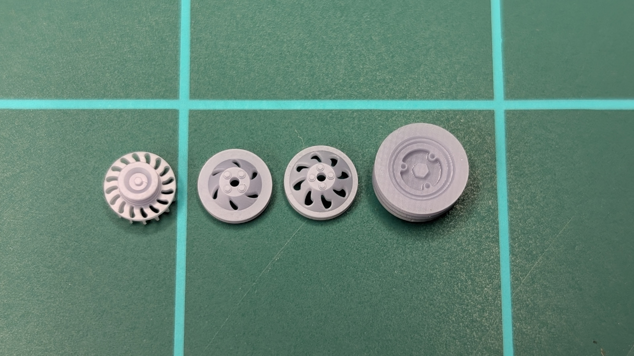 3D Printed Pulley Set 1/25 Scale
