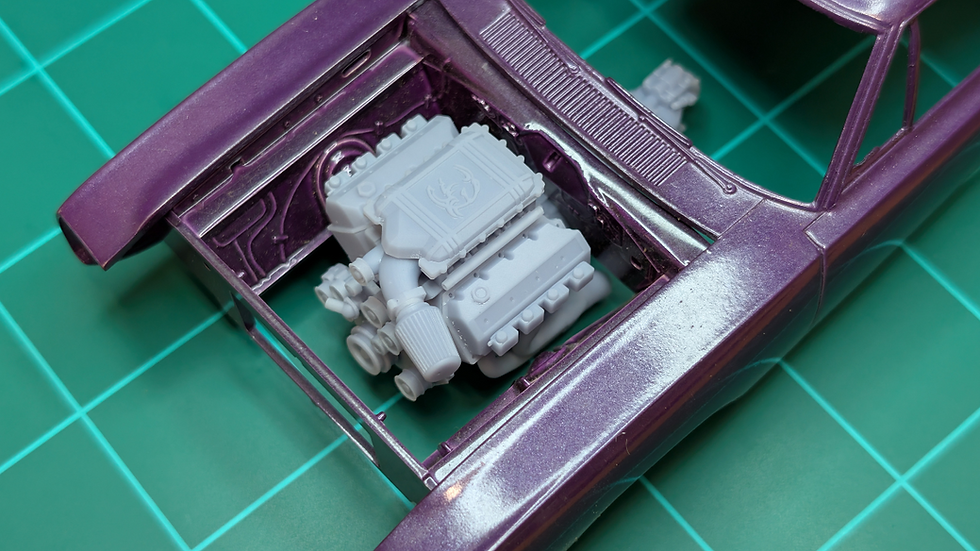 Thumbnail: Mopar Hellephant Engine with Tremec TR6060 / 2 styles of headers 1/25