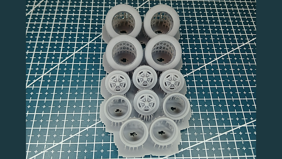 Thumbnail: 15" Magnum 500 Wheel Set 8" Front / 10" Rear