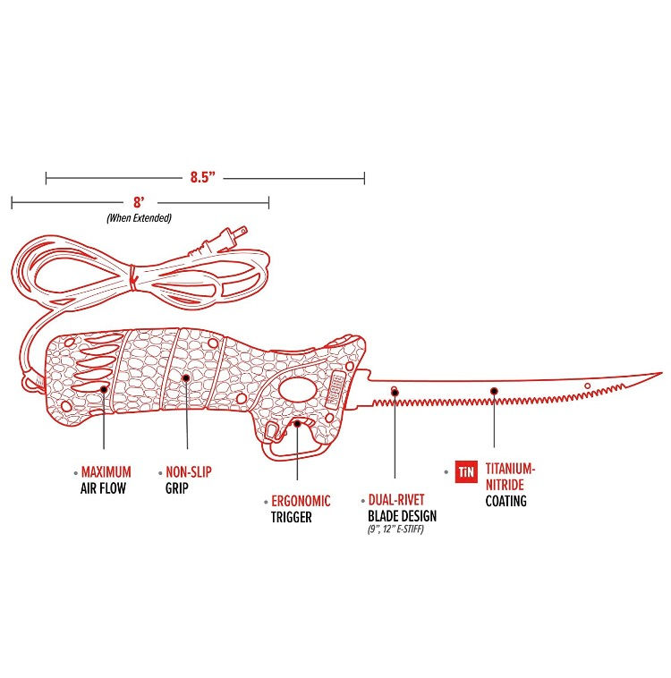 Thumbnail: Bubba 110V Electric Fillet Knife