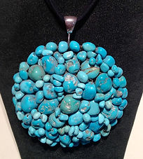 CIO414 - Pendentif in sassi di Turchese