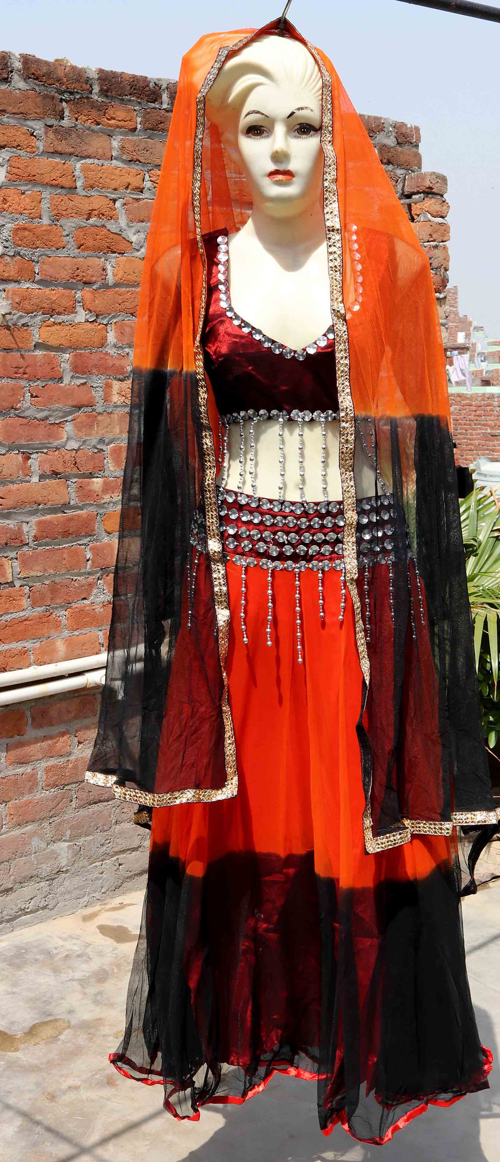 Thumbnail: Dance Lehenga Choli Twin Colors
