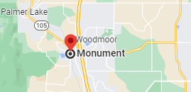 Map of Monument, CO