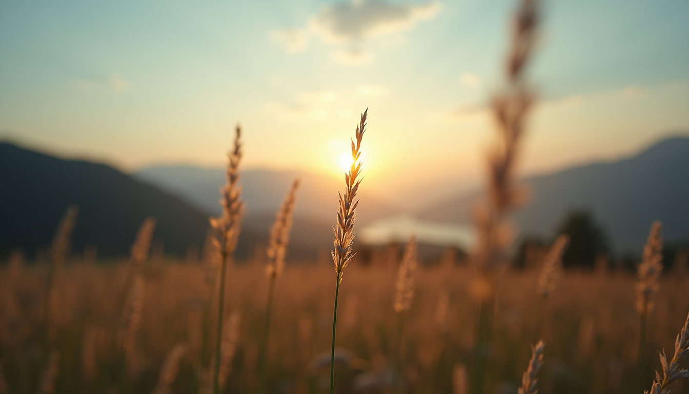 Eye-level view of a serene landscape representing hope and potential