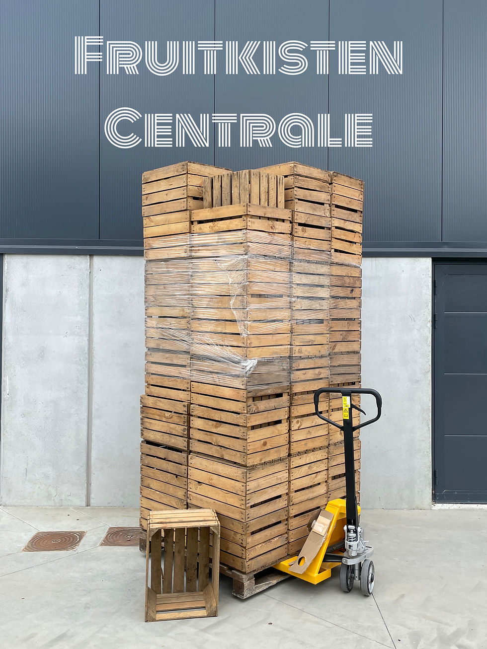 Authentieke houten fruitkisten