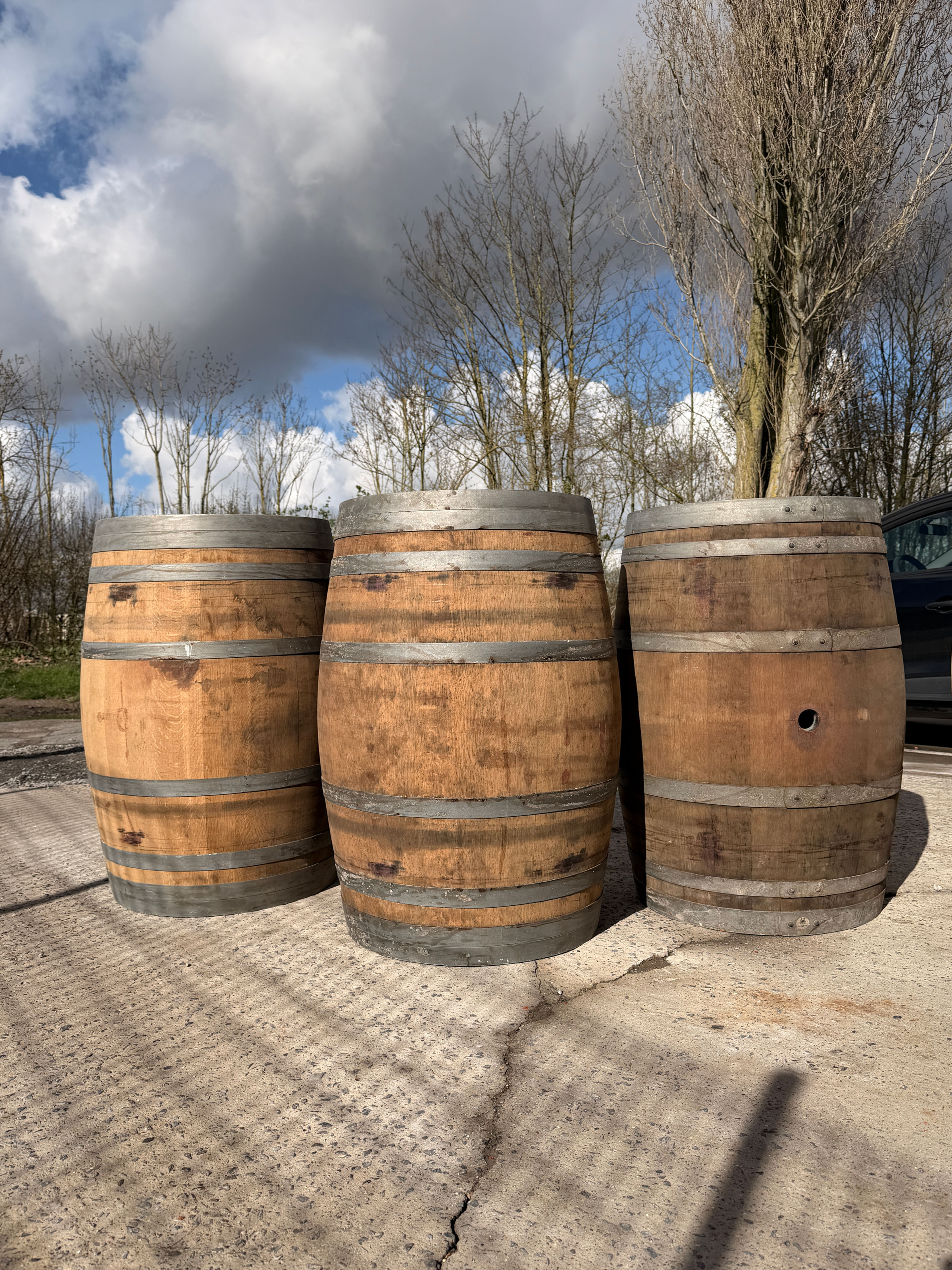 Eiken Wijnvat 225L Regenton