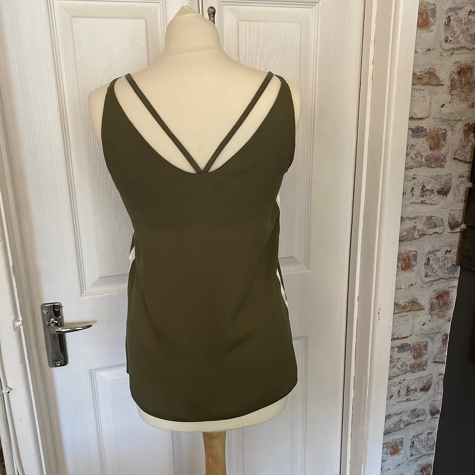 Thumbnail: OLIVE SIDE STRIPE CAMI