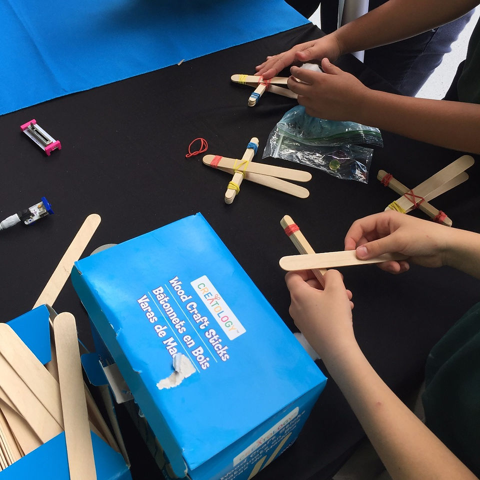 Students learn about leverage