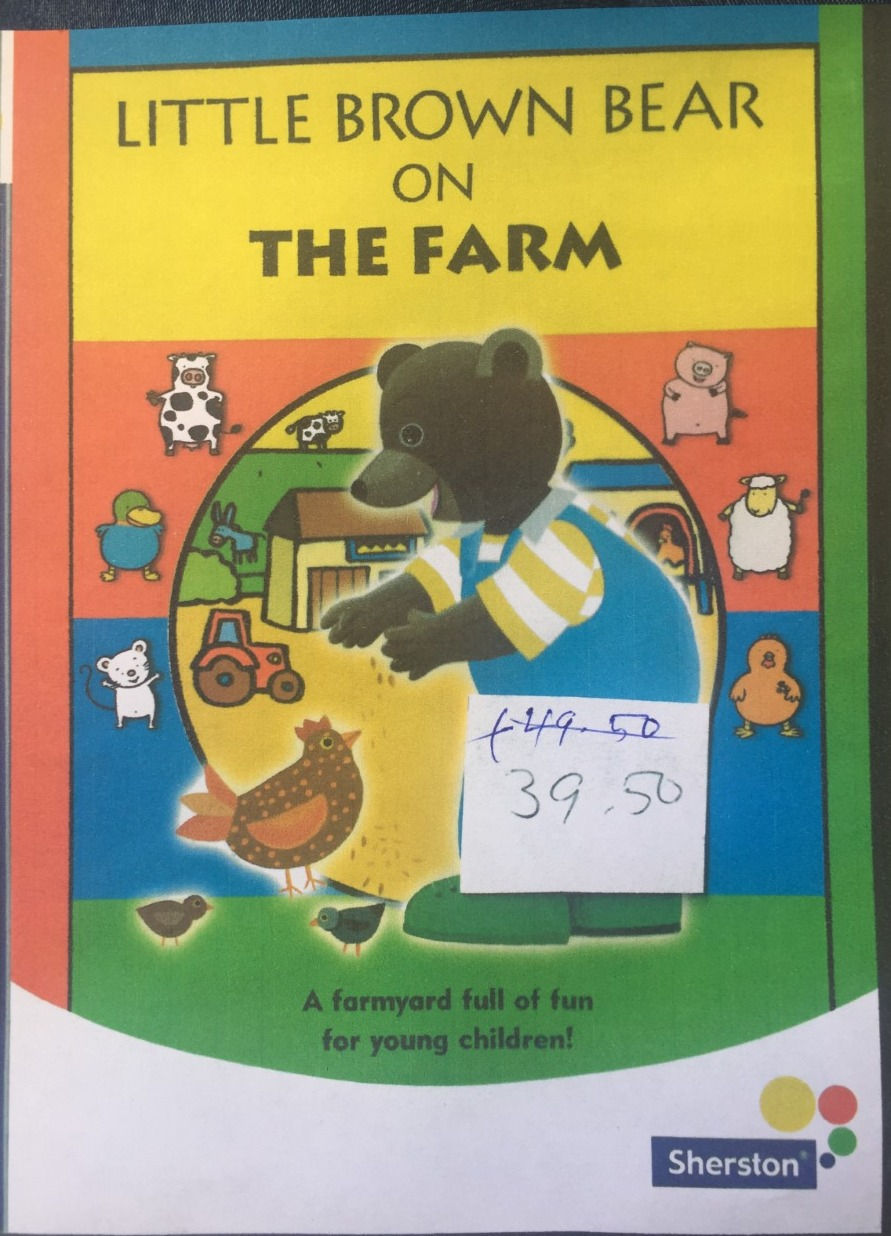 Sherston Little Brown Bear on The Farm