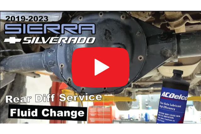 2019-2024 Sierra/Silverado: Rear Differential Service