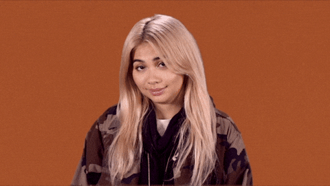 eyebrows flirt GIF by Hayley Kiyoko.gif