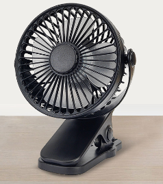 Miniatura: USB Mini Clip Fan - Silent Rechargeable For Dorms