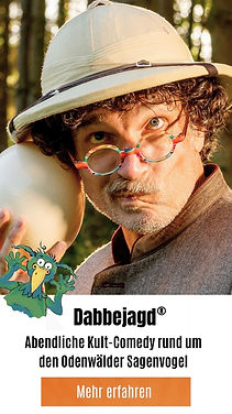Kay Vonderlage bei der Outdoor Comedy Original Dabbejagd in Darmstadt