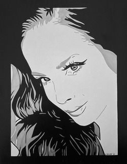 Halsey 11X14 by Jeff Giles