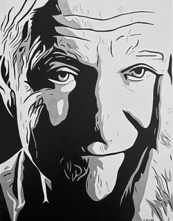 Robin Williams 11X14 by Jeff Giles