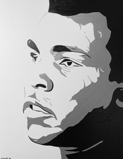 Muhammad Ali 11X14 by Jeff Giles