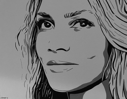 Halle Berry 11X14 by Jeff Giles