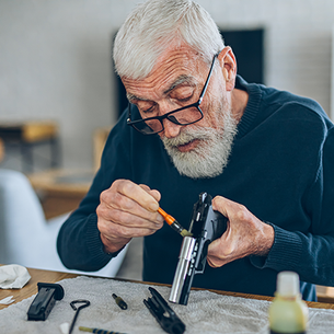 Gun storage studied among adults with cognitive decline
