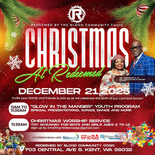 Christmas at Redeemed Dec. 21