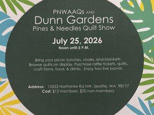 Dunn Gardens Pines & Needles Quilt Show