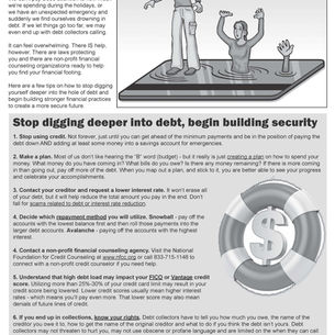 Are you drowning in debt after the holidays?