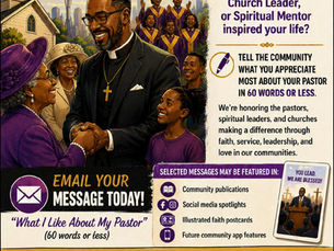 Tell us about YOUR Pastor
