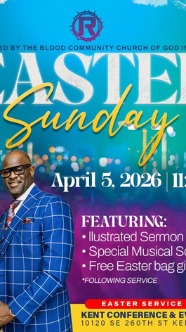 Easter Sunday at Redeemed By The Blood Community Church of God in Christ