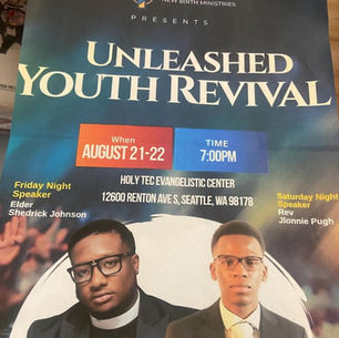UNLEASHED YOUTH REVIVAL AUGUST 21-22