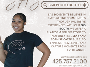 BOOK YOUR APPT TODAY SAS 360 PHOTO BOOTH!!