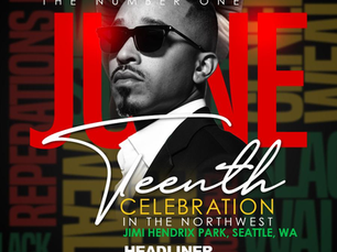 Juneteenth Celebration with October London at Jimi Hendrix Park