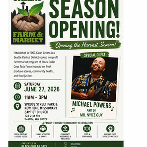 Clean Greens Season Openings with special guest Michael Powers and DJ Nyice Guy