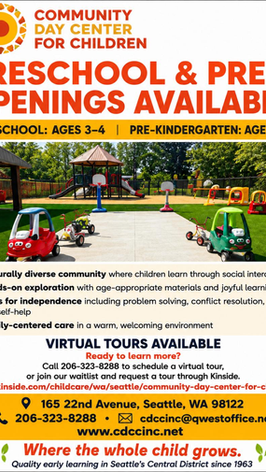 Community Day Center For Children preschool and PreK OPENINGS AVAILABLE!!